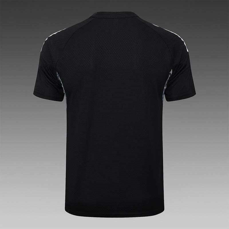 24/25 Real Madrid Black Training Set Shirt and Shorts