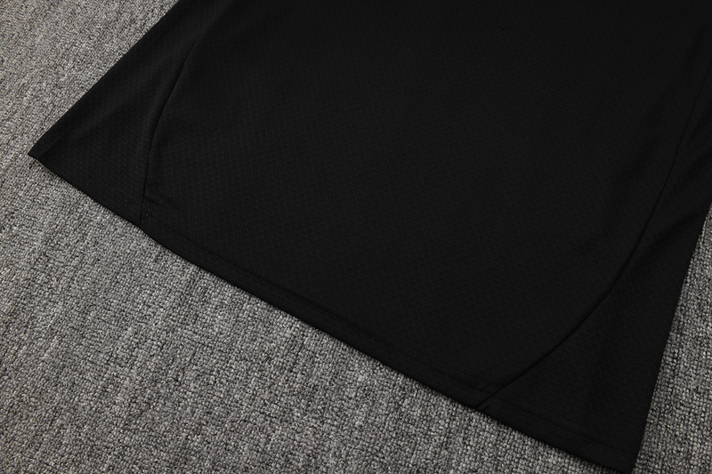 24/25 Real Madrid Black Training Set Shirt and Shorts