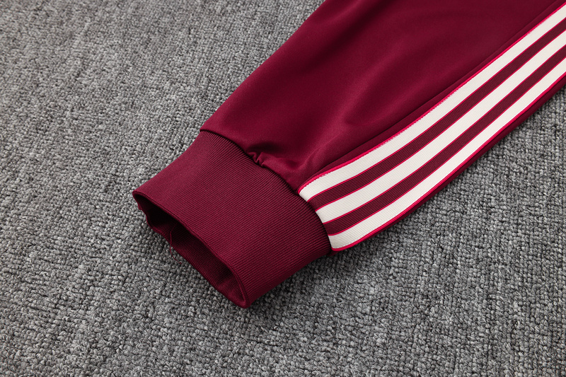 2024/25 Bayern Munich Red Jacket Training Suit Set Football Team Shirt Sports Fashion