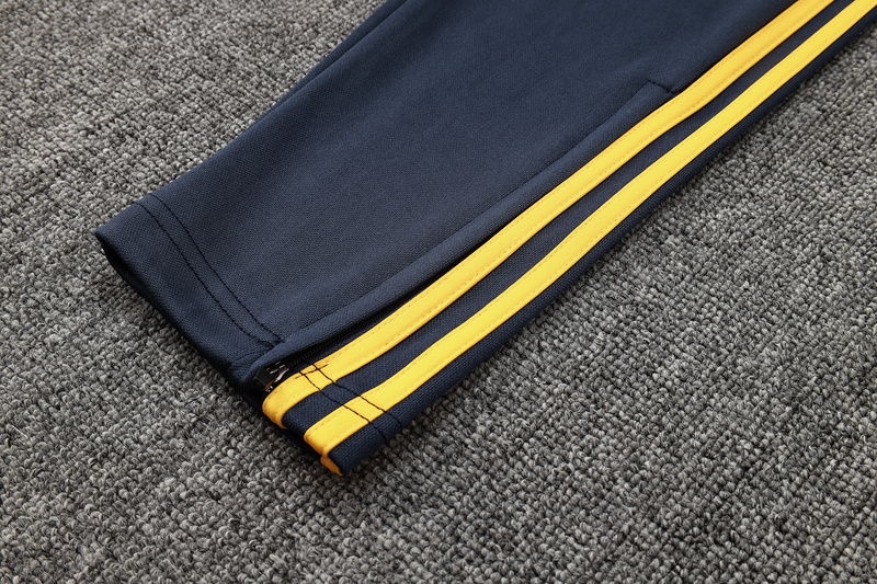 2024/25 Boca Dark grey Jacket Training Suit Set Football Team Shirt Sports Fashion