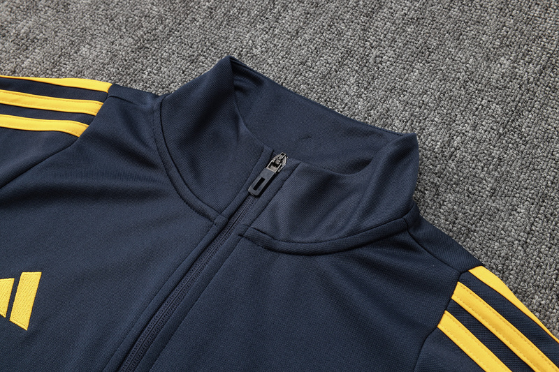 2024/25 Boca Dark grey Jacket Training Suit Set Football Team Shirt Sports Fashion