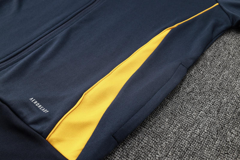 2024/25 Boca Dark grey Jacket Training Suit Set Football Team Shirt Sports Fashion