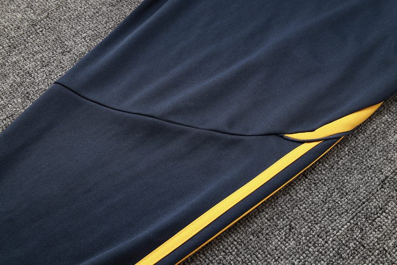 2024/25 Boca Dark grey Jacket Training Suit Set Football Team Shirt Sports Fashion