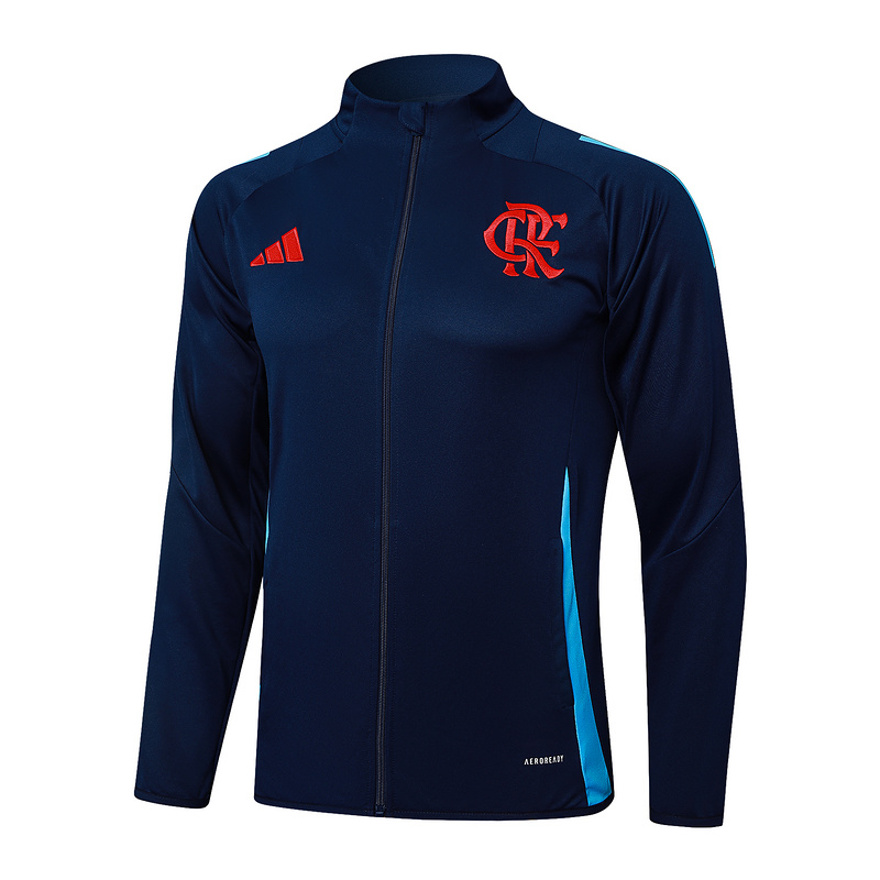 2024/25 Flamengo Royal blue Jacket Training Suit Set Football Team Shirt Sports Fashion