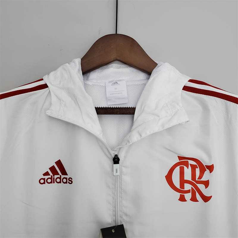 2022 Flamengo Windbreaker White Sport Unifom jersey Sport Unifom