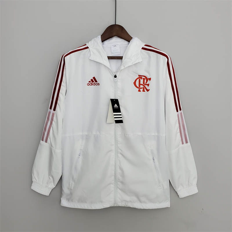 2022 Flamengo Windbreaker White Sport Unifom jersey Sport Unifom