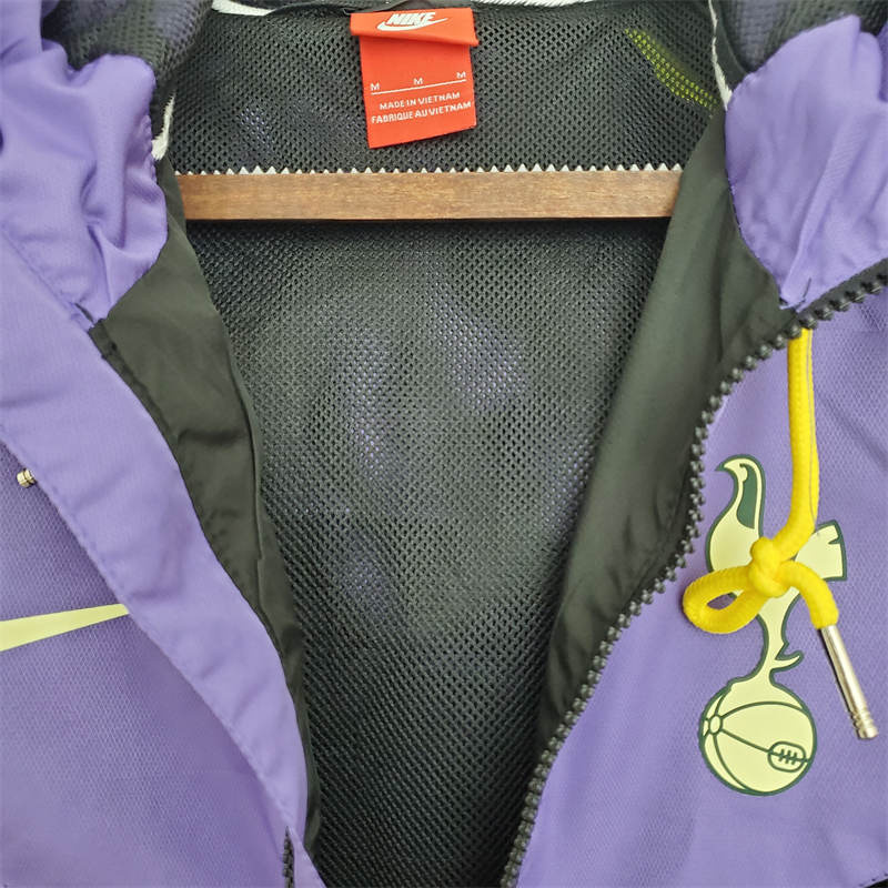 2022 Windbreaker Tottenham Purple Black Sport Unifom jersey Sport Unifom