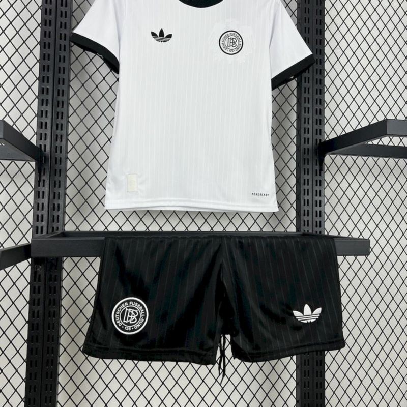 2025/26 Germany 125th Anniversary White jersey Kid Kits Size 16-28