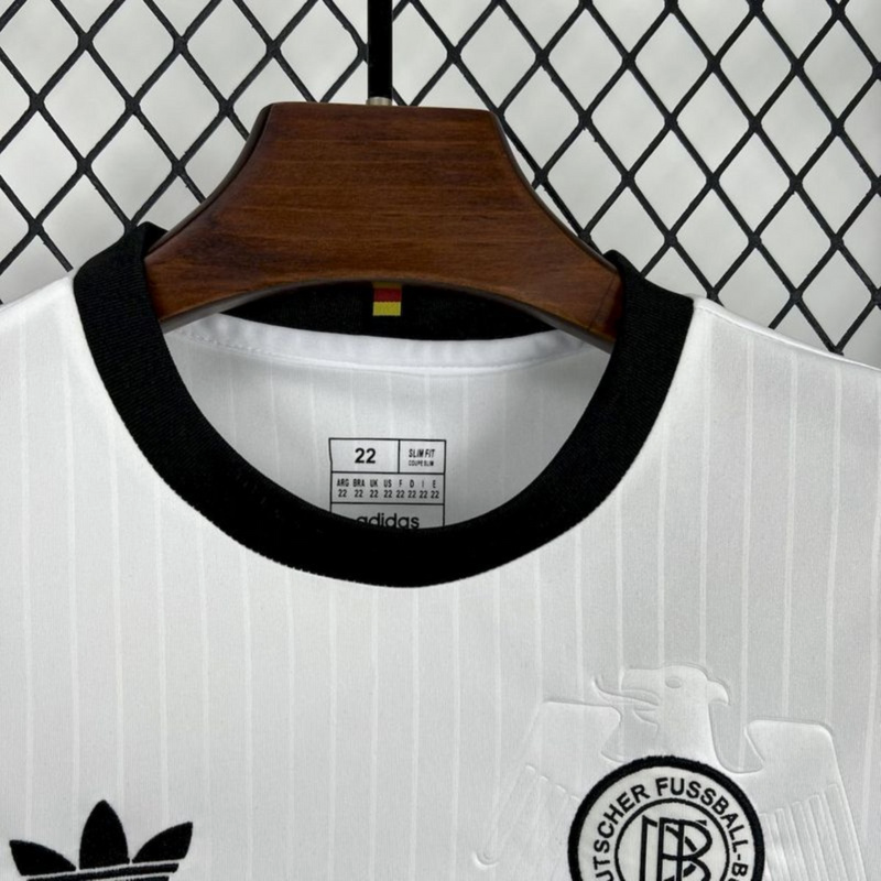 2025/26 Germany 125th Anniversary White jersey Kid Kits Size 16-28
