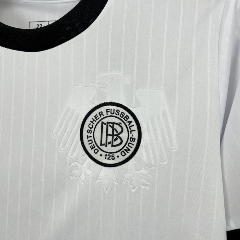 2025/26 Germany 125th Anniversary White jersey Kid Kits Size 16-28