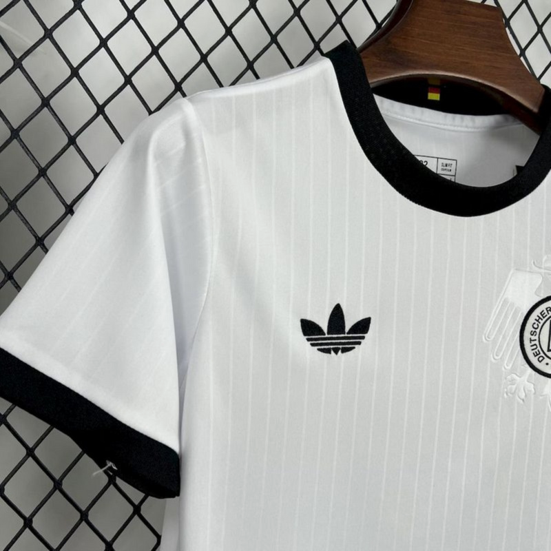 2025/26 Germany 125th Anniversary White jersey Kid Kits Size 16-28