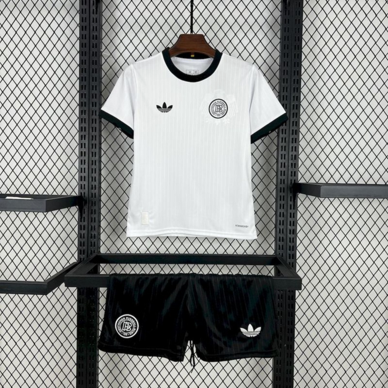 2025/26 Germany 125th Anniversary White jersey Kid Kits Size 16-28