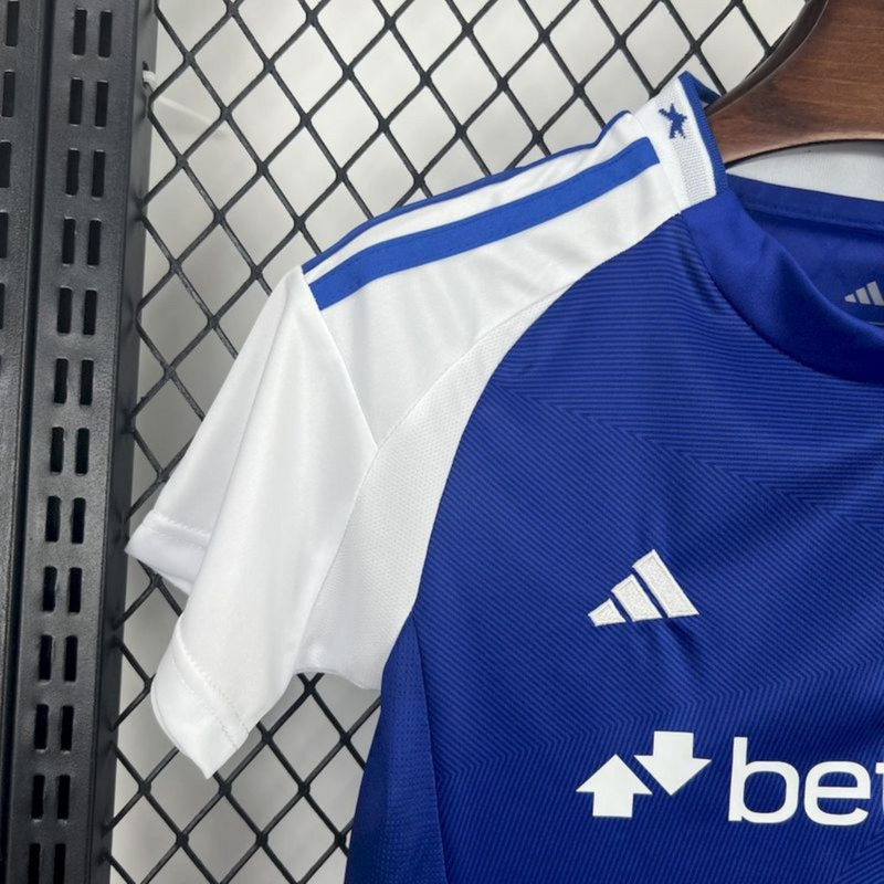 25/26 Cruzeiro Home jersey kids Kits size: 16-28