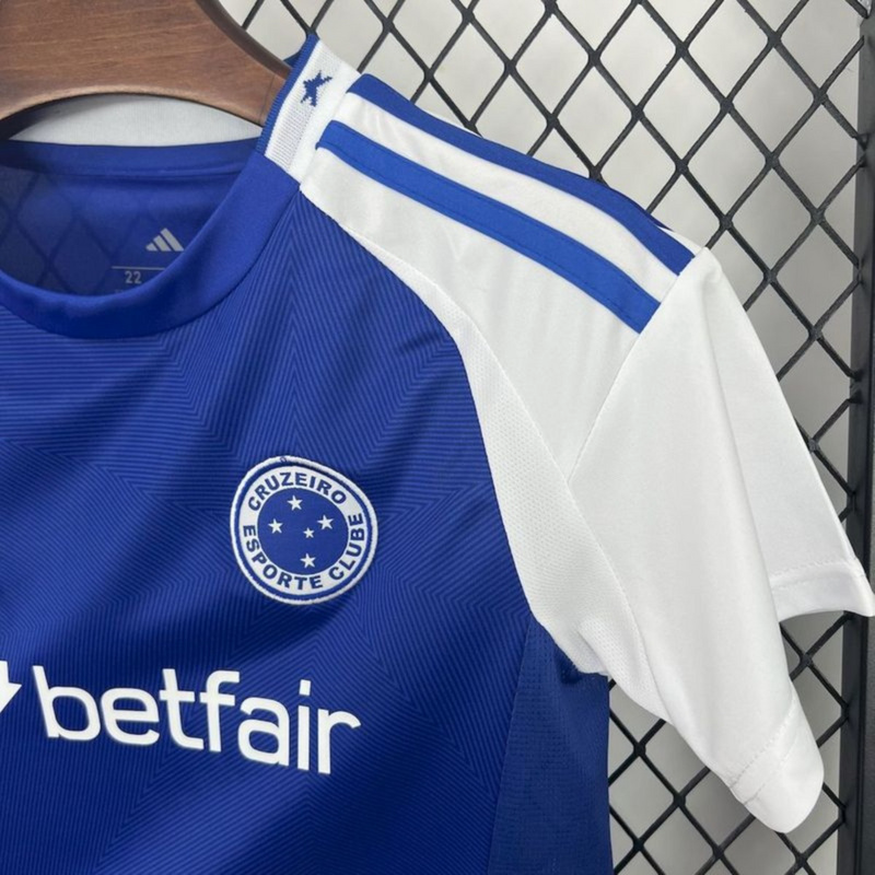 25/26 Cruzeiro Home jersey kids Kits size: 16-28