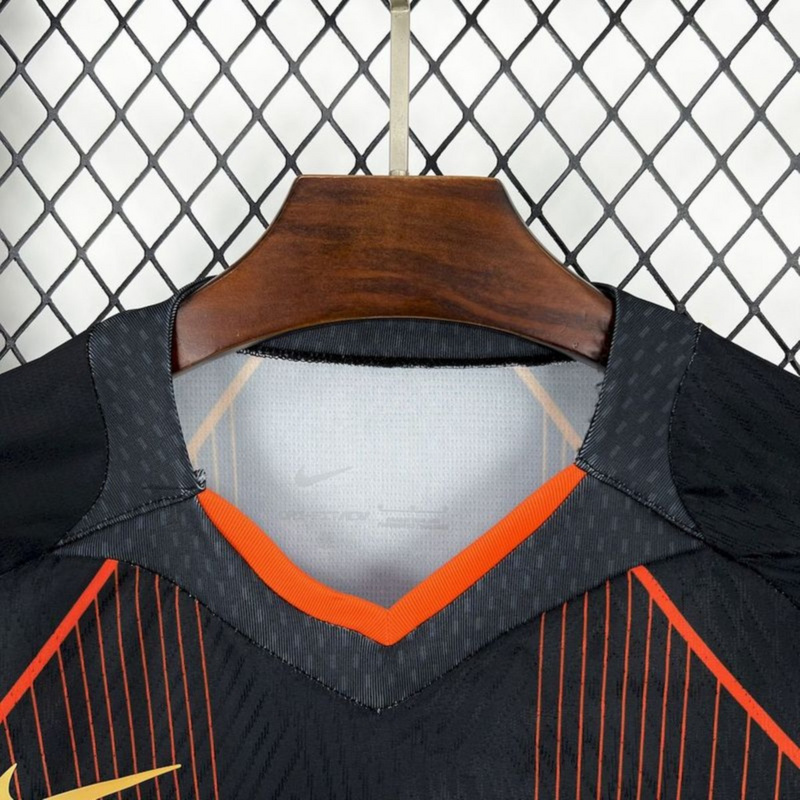 2025/26 Barcelona black orange special edition Jersey Fan Version