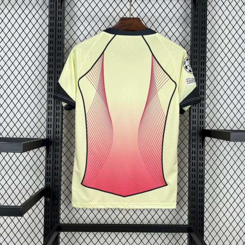 2025/26 Barcelona yellow pink special edition Jersey Fan Version