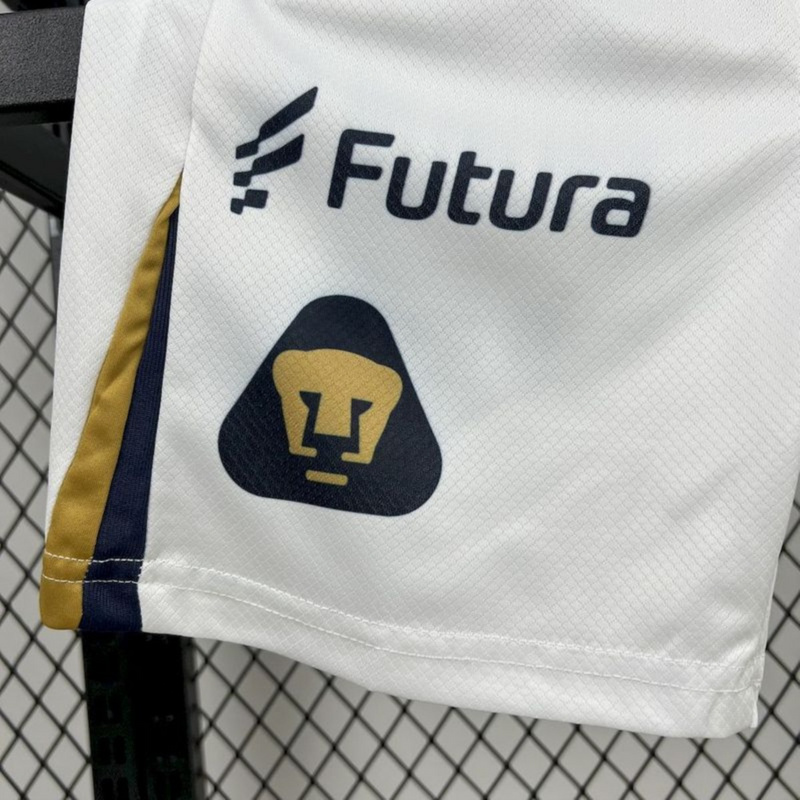 2025/26 Pumas UNAM Home jersey Kid Kits Size 16-28