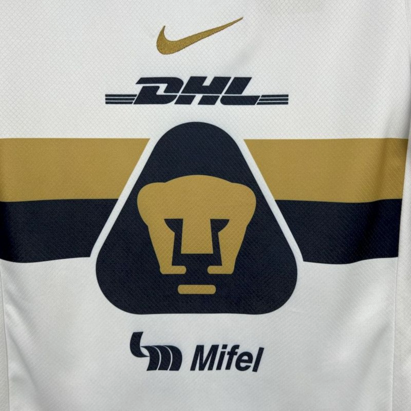 2025/26 Pumas UNAM Home jersey Kid Kits Size 16-28