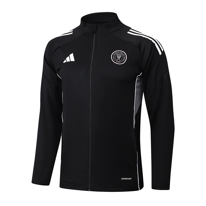 2025/26 Miami Black Jacket Training Suit Set Football Team Shirt Sports Fashion