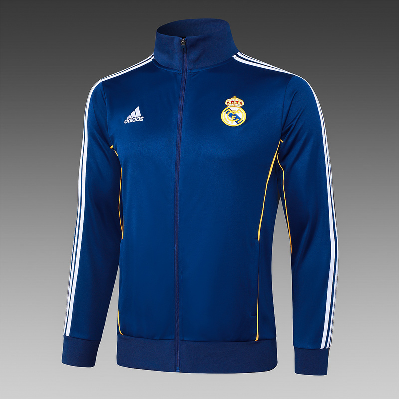 2025/26 Real Madrid Royal blue Jacket Training Suit Set Football Team Shirt Sports Fashion