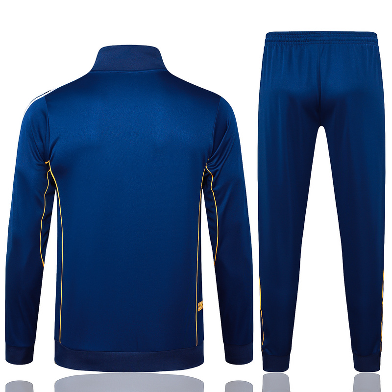 2025/26 Real Madrid Royal blue Jacket Training Suit Set Football Team Shirt Sports Fashion