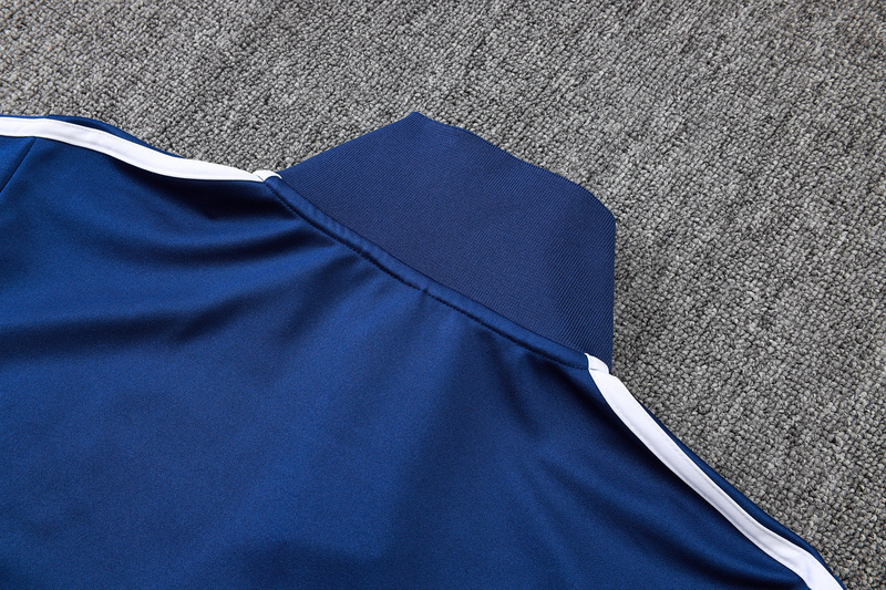 2025/26 Real Madrid Royal blue Jacket Training Suit Set Football Team Shirt Sports Fashion