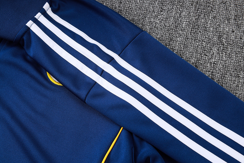 2025/26 Real Madrid Royal blue Jacket Training Suit Set Football Team Shirt Sports Fashion