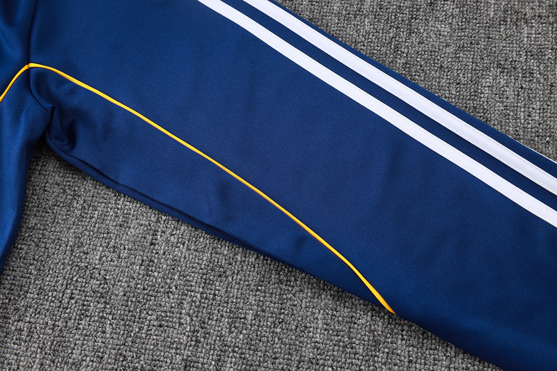 2025/26 Real Madrid Royal blue Jacket Training Suit Set Football Team Shirt Sports Fashion