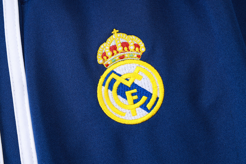 2025/26 Real Madrid Royal blue Jacket Training Suit Set Football Team Shirt Sports Fashion