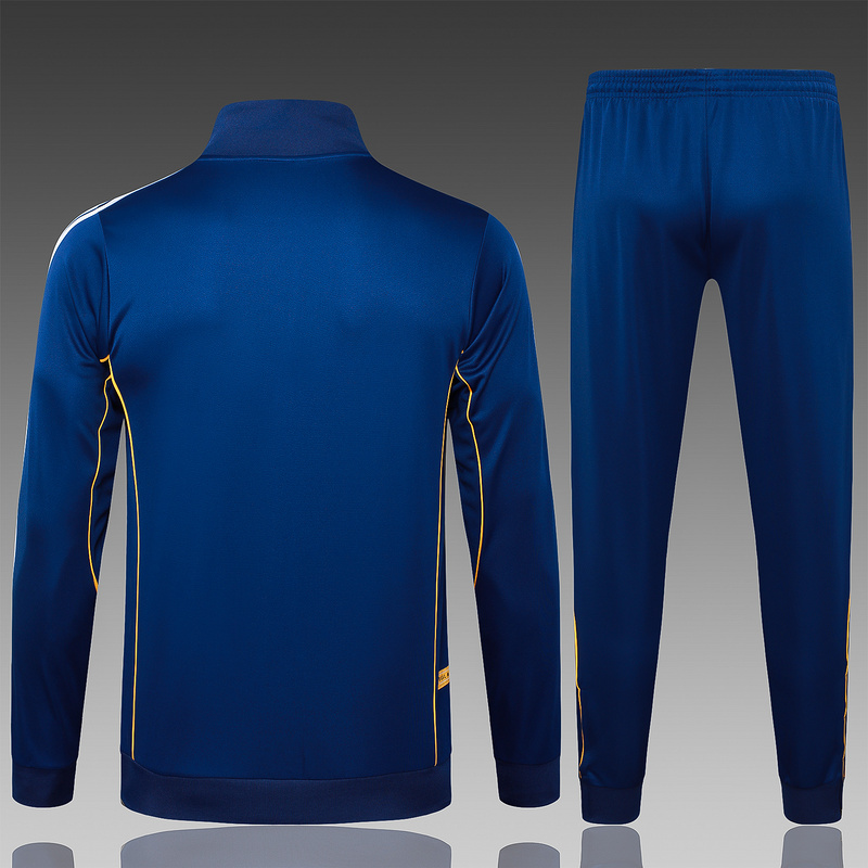 2025/26 Real Madrid Royal blue Jacket Training Suit Set Football Team Shirt Sports Fashion
