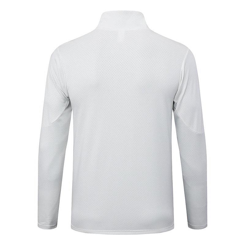 2024/25 Portugal Off white Long-sleeved half-pull training kit Football team kit
