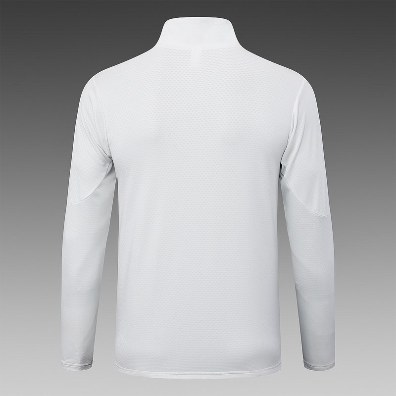 2024/25 Portugal Off white Long-sleeved half-pull training kit Football team kit