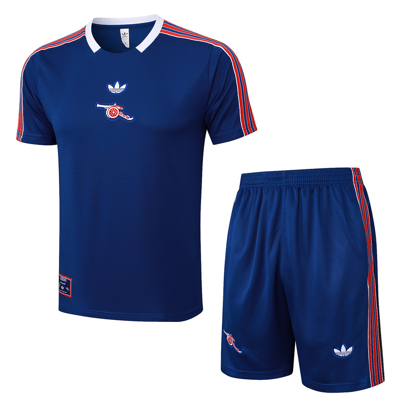 2025/26 Arsenal Blue Training Set Shirt and Shorts