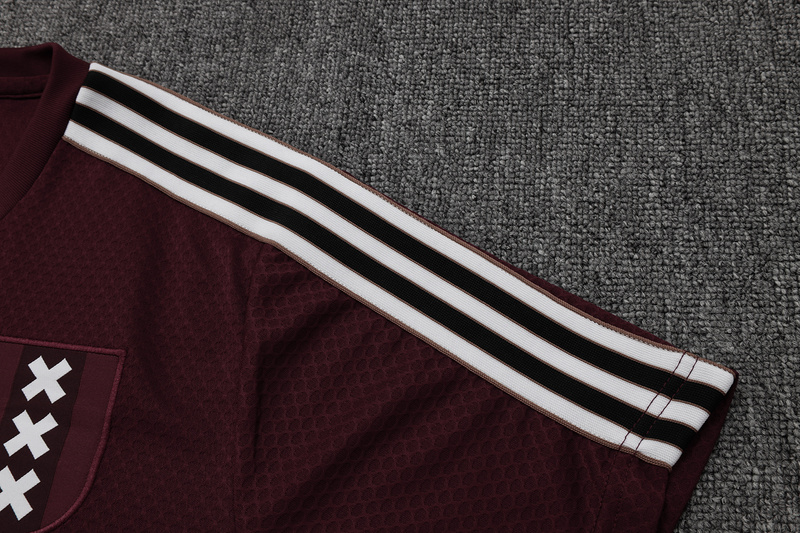 2025/26 Ajax maroon Training Set Shirt and Shorts
