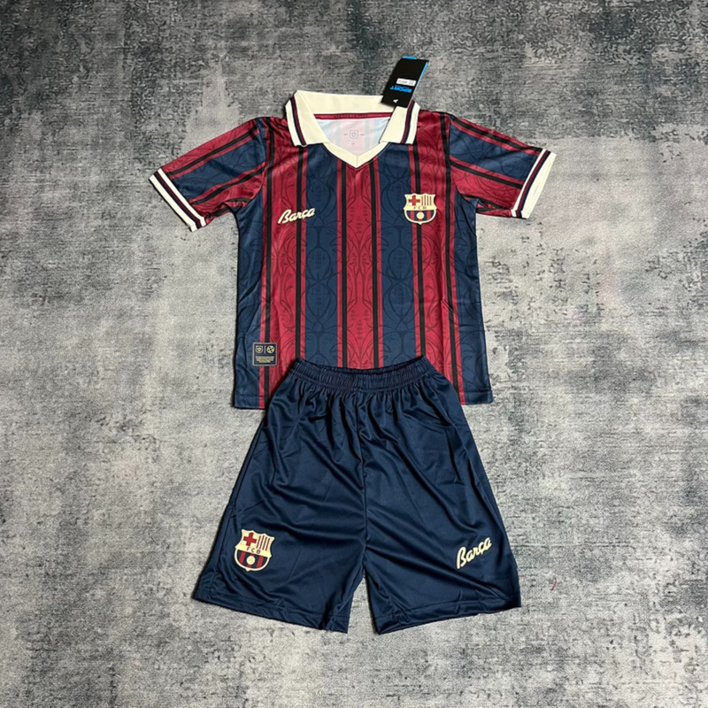 2025/26 Barcelona Special Edition jersey kids Kits size: 16-28