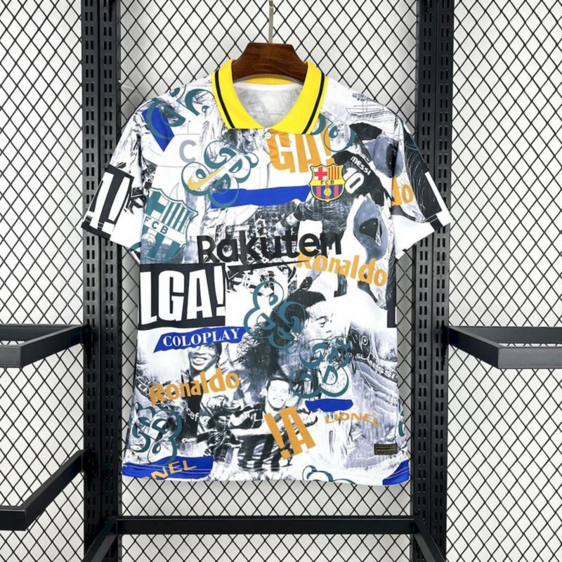 2025/26 Barcelona Glory Graffiti Board Jersey Fan Version