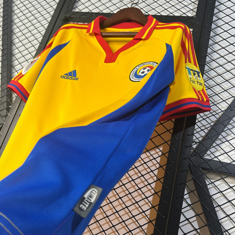 Retro Romania 2000 Home jersey Fan Version