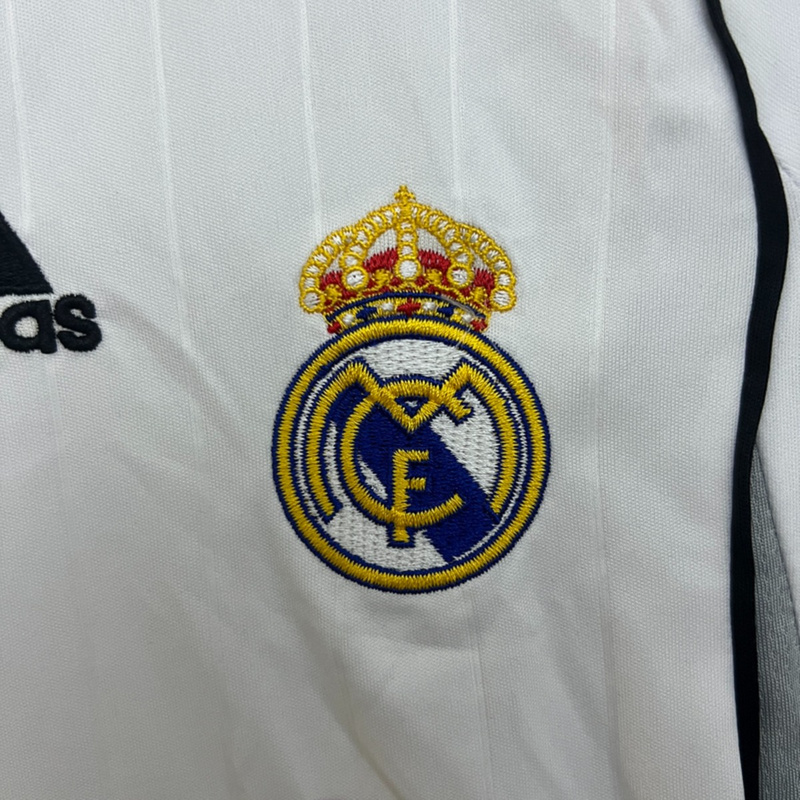 Retro Real Madrid 06/07 Home jersey Kid Kits Size 16-28