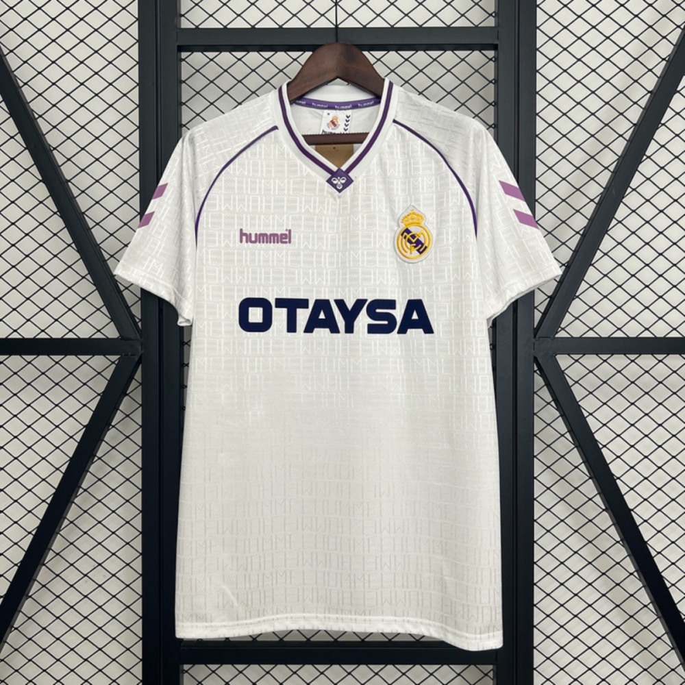 Retro Real Madrid 1990/92 Home jersey Fan Version