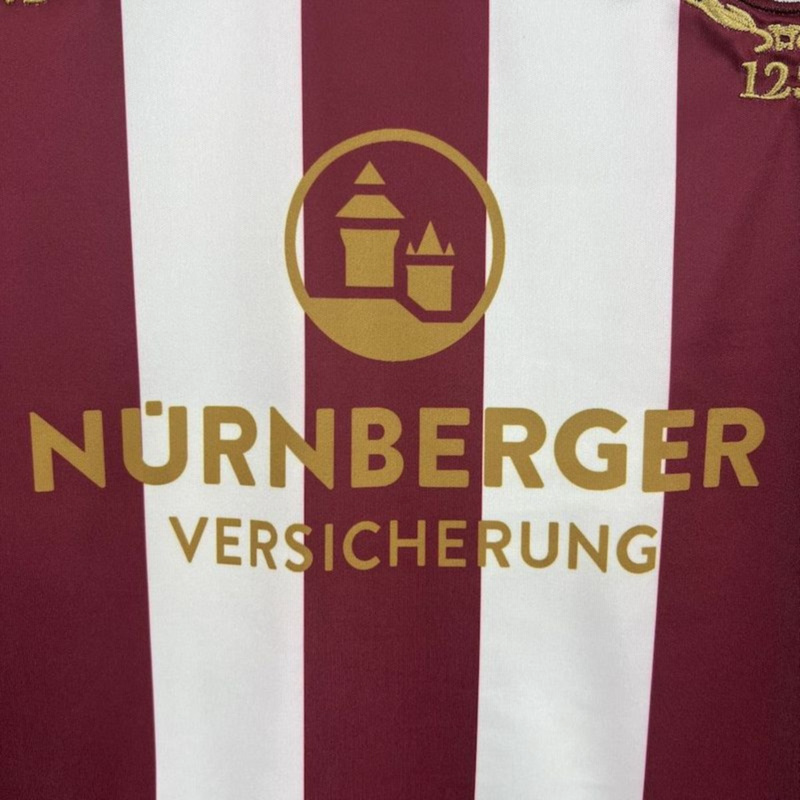 2025/26 1. FC Nurnberg 125th Anniversary jersey kids Kits size: 16-28