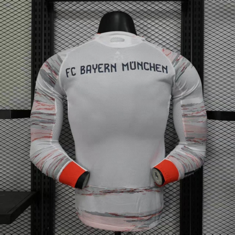 2025/26 Bayern Munich Away Long Sleeve Jersey Player Version
