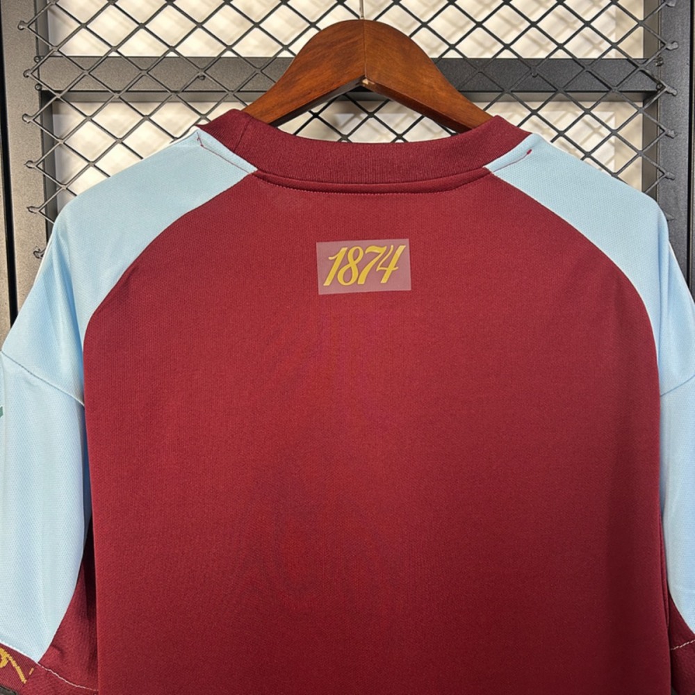 2025/26 Aston Villa Home Jersey Fan Version