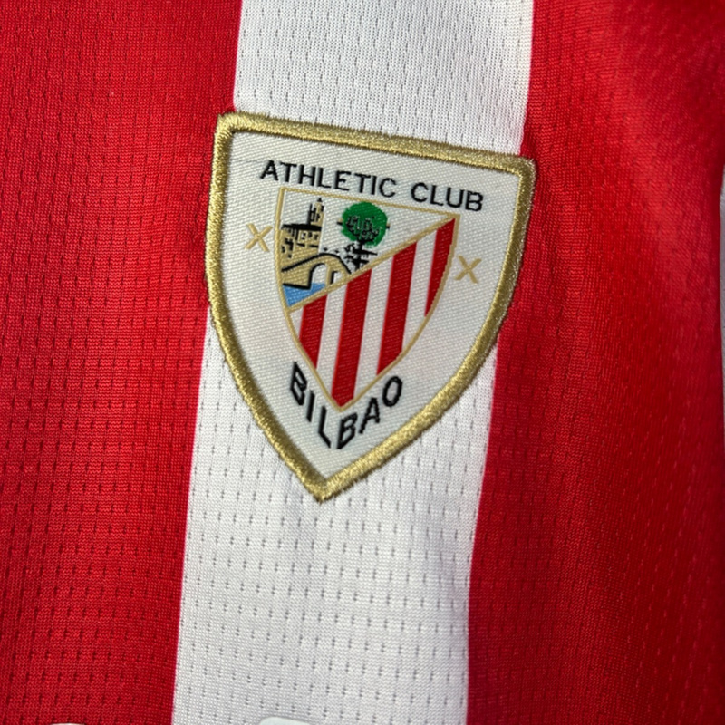 2025/26 Athletic Bilbao home jersey kids Kits size: 16-28