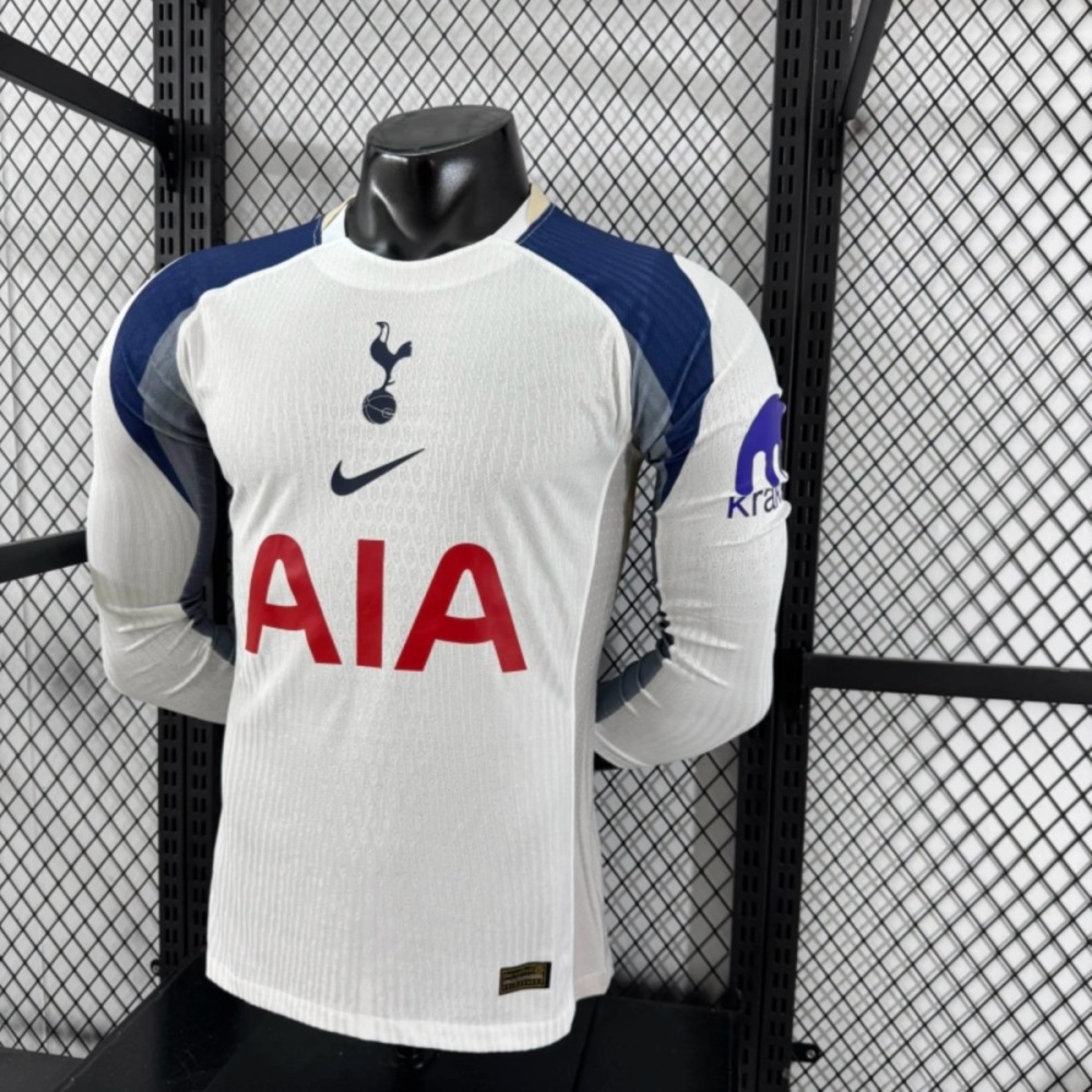 2025/26 Tottenham Hotspur Home Long Sleeve Jersey Player Version