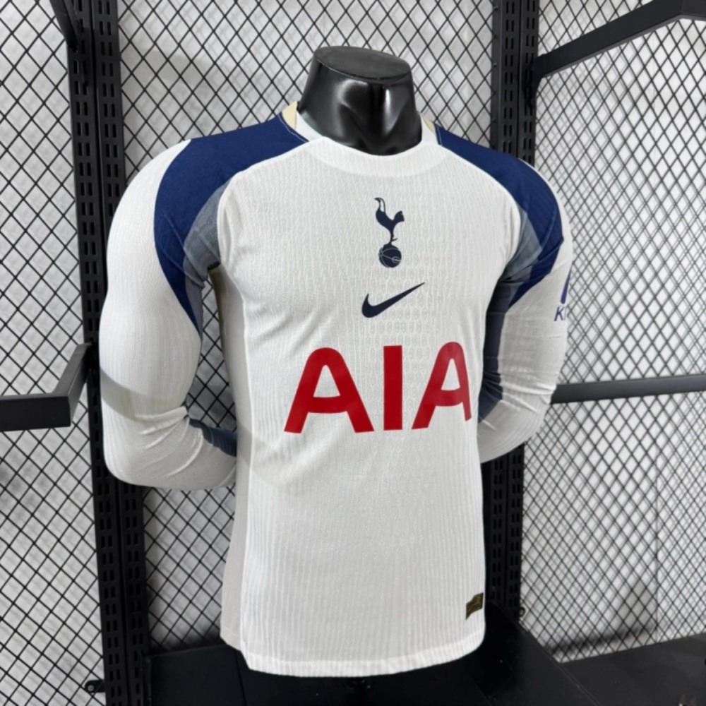 2025/26 Tottenham Hotspur Home Long Sleeve Jersey Player Version