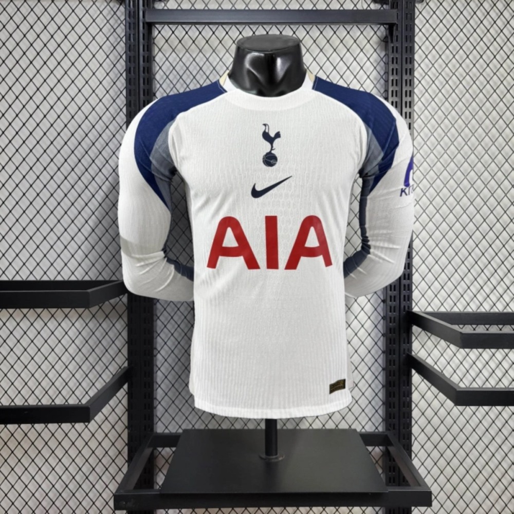 2025/26 Tottenham Hotspur Home Long Sleeve Jersey Player Version