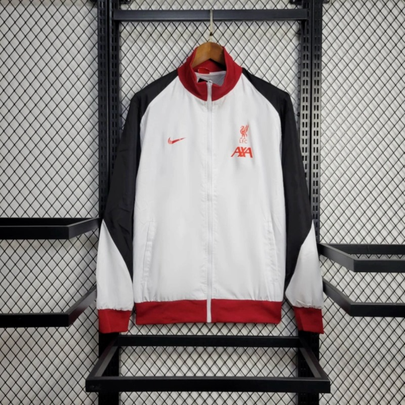 2025 Liverpool White Windbreaker Sport Unifom jersey Sport Unifom