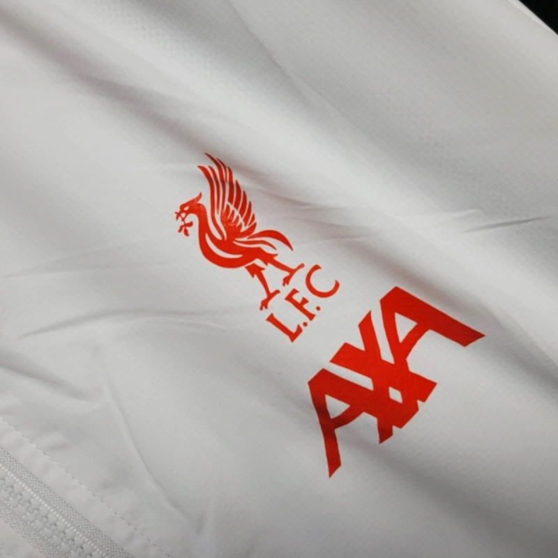 2025 Liverpool White Windbreaker Sport Unifom jersey Sport Unifom
