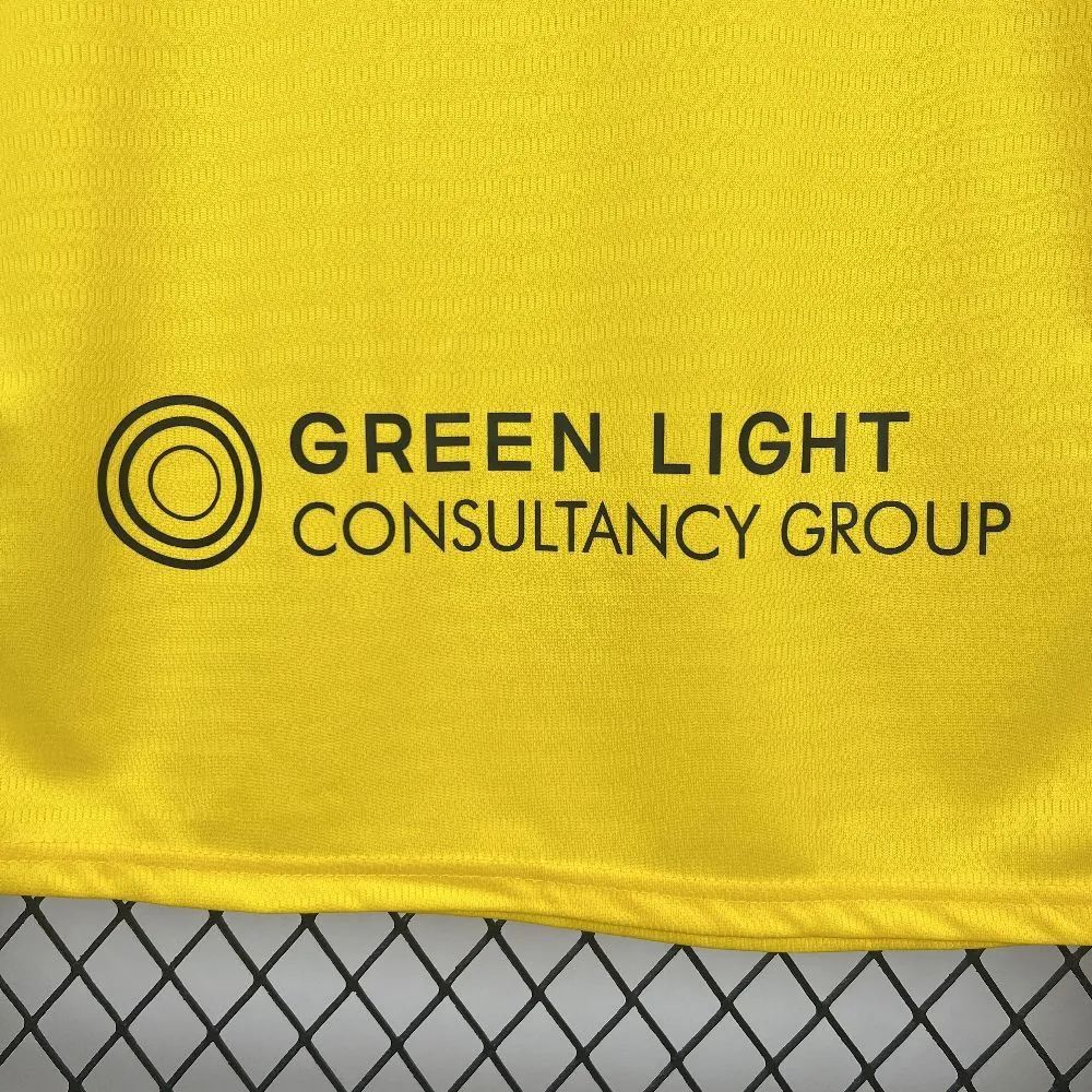 2025/26 SNorwich City F.C. Home Yellow Jersey Fan Version