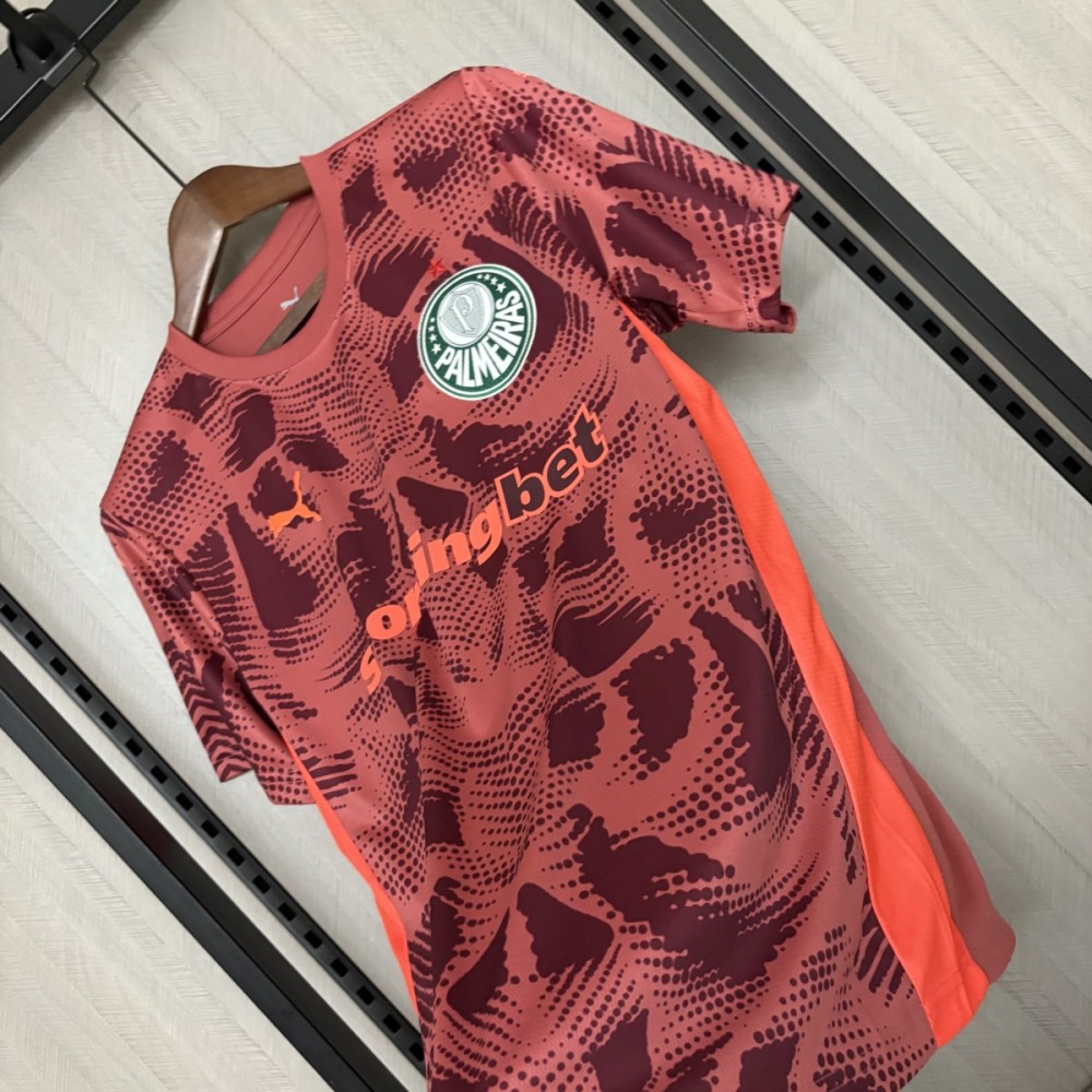 25/26 Palmeiras Goalkeeper Orange jersey Fan Version